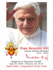 *ENGLISH* Special Limited Edition Collector's Series Commemorative Pope Benedict XVI Prayer Card
